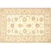 Ahgly Company Indoor Rectangle Traditional Golden Blonde Gold Oriental Area Rugs 6 x 9