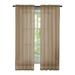 2 Piece Sheer Voile Window Curtain Grommet Panels for Bedroom & Living Room 39 x 79 Inch