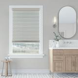 LEVOLOR Custom Impressions Collection 2 Cordless Faux Wood Blinds Light Gray 68 1/4 Width x 48 Length