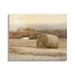 Stupell Industries Rural Haystack Farmland Field Shining Morning Sun Photograph Gallery Wrapped Canvas Print Wall Art Design by Lori Deiter