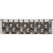 Skulls Webs & Roses Tab Top Valances (Lined) (18 Inch One Valance Panel)