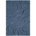 SAFAVIEH Florida Tamzen Abstract Shag Area Rug Light Blue/Blue 4 x 6