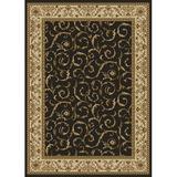 Radici Usa Como Area Rug 1599 Brown Italian Bordered 9 10 x 12 10 Rectangle