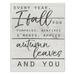 The Stupell Home Decor Collection Every Year I Fall For You Typography Wall Plaque