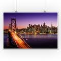 San Francisco California - Golden Gate Bridge at Sunset - Photography A-92282 (12x18 Art Print Wall Decor Travel Poster)