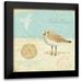 Brissonnet Daphne 15x15 Black Modern Framed Museum Art Print Titled - Natural Seashore II