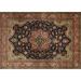 Ahgly Company Indoor Rectangle Traditional Red Persian Area Rugs 4 x 6