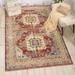 Nourison Covina Transitional Brick 5 3 x 7 3 Area Rug (5x7)