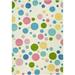 SAFAVIEH Soho Dots Polka Dots Wool Area Rug Ivory/Multi 3 6 x 5 6