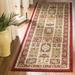 SAFAVIEH Lyndhurst Josephine Traditional Bordered Runner Rug Multi/Red 2 3 x 12