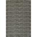 Momeni Xander Polyester Blend Striped Black Area Rug 2 X 3