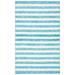 SAFAVIEH Easy Care Fergal Stripe Area Rug 2 x 3 Blue/Ivory