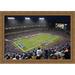 Nissan Stadium 40x28 Large Gold Ornate Wood Framed Canvas Art - Home of the Tennessee Titans