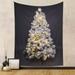 SDJMa Christmas Tree Tapestry Wall Hanging Xmas Tree with Gifts Tapestry Christmas Decorations Winter Festival Wall Tapestry for Home Party Decor(Christmas Tree 39.4 X59.1 )