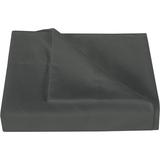 600 Thread Count 3 Piece Flat Sheet ( 1 Flat Sheet + 2- Pillow cover ) 100% Egyptian Cotton Color Dark Grey Solid Size King