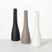 Sullivans Neutral Slim Ceramic Vase Set of 3 8.5 H Multicolored