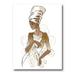 Designart Abstract African American Woman Portraits Modern Canvas Wall Art Print