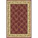 1427-1731-BURGUNDY Noble Rectangular Burgundy Transitional Italy Area Rug 5 ft. 5 in. W x 8 ft. 3 in. H