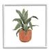 Stupell Industries Simple House Plant Green Leaves Terracotta Planter Painting 24 x 24 Design by Lanie Loreth