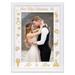 WaaHome Our First Christmas as Mr and Mrs Picture Frame 2024 Wood First Christmas Wedding Photo Frame Christmas Wedding Married Gifts