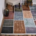 Area Rug - Medford Modern - 3 x5 - Geometry - Multi Color - Boho-Chic - Transitional - 66% Polyester /34% Cotton