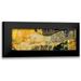 Klimt Gustav 18x9 Black Modern Framed Museum Art Print Titled - Water Serpents I