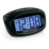 Westclox Digital 3.25 Blue LCD Alarm Clock 70043