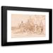Sir David Wilkie 24x18 Black Modern Framed Museum Art Print Titled - The Manse Cults Fife; the Artist s Old Home