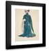 Edwin Austin Abbey 14x18 Black Modern Framed Museum Art Print Titled - A Lady Costume Sketch for Henry Irving s Planned Production of King Richard II