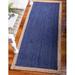 Avgari Creation Eco Friendly Blue Hand Braided Rectangle Living Room Office Area Rug Rag Rug Modern Carpet 3x6 Sq Feet