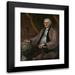 Ralph Earl 20x24 Black Modern Framed Museum Art Print Titled - Reverend Nehemiah Strong (1790)