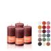 BOLSIUS Velvet Red Rustic Pillar Candles 2 X 4 Inch Set Of 4 - Unscented Christmas Gift Candles - Long Slow Burning 30 Hour