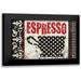 Hogan Melody 24x17 Black Modern Framed Museum Art Print Titled - Expresso Buenisimo 3