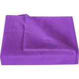 1000 Thread Count 3 Piece Flat Sheet ( 1 Flat Sheet + 2- Pillow cover ) 100% Egyptian Cotton Color Purple Solid Size King