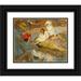 Augustus Koopman 18x15 Black Ornate Wood Framed Double Matted Museum Art Print Titled - The Small Sailing Boat (1904)