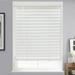 MOOD Custom Faux Wood Blinds | 36 Inch Blinds for Windows | 36 Inches Wide x 60 Inch Tall | 2 Inch Cordless Blackout Venetian Shade for Interior Windows and Doors | Luxe White | 36 W x 60 H