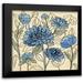 Vassileva Silvia 12x12 Black Modern Framed Museum Art Print Titled - Spring Lace Floral III