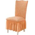 BadyminCSL Bubble plaid Stretch Dining Chair Covers Slipcovers Thick With Chair Cover Skirt