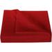 600 Thread Count 3 Piece Flat Sheet ( 1 Flat Sheet + 2- Pillow cover ) 100% Egyptian Cotton Color Burundy Solid Size Twin