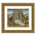 Benvenuto di Giovanni 16x15 Gold Ornate Wood Frame and Double Matted Museum Art Print Titled - The Resurrection (Probably 1491)