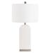 SAFAVIEH Ernia 27 in. Contemporary Table Lamps White Set of 2