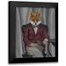 Fab Funky 20x24 Black Modern Framed Museum Art Print Titled - Fox 1920s Gentleman