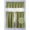 K3 Set Kitchen Lime Green 3 Pieces 2 Panels 1 Valance Bathroom Window Curtain Blackout Drape Panel Rod Pocket Includes 2 Tier Panels 30 Wide X 36 Long Each Panel + 1 Valance 60 Wide X 14 Long