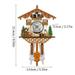 Cuckoo Cuckoo Wall Clock Chime Alarm Clock Retro Clock Wooden Living Room Clock