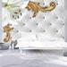 Tiptophomedecor Peel and Stick Glam Wallpaper Wall Mural - Royal Dream - Removable Wall Decals