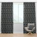Designart Scandinavian Pattern XIX Scandinavian Blackout Curtain Panel