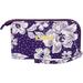 Vera Bradley LSU Tigers Rain Garden Front-Zip Wristlet