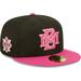 Men's New Era Black/Pink Milwaukee Brewers Passion 59FIFTY Fitted Hat