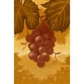 Red Grapes Oil Painting (16x24 Giclee Gallery Art Print Vivid Textured Wall Decor)
