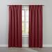 Brylanehome Room-Darkening Pinch Pleat Panel - 35I W 84I L Burgundy Window Curtain